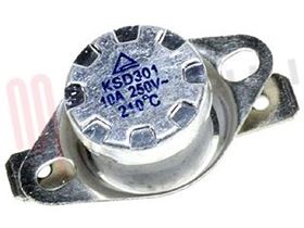 Visualizza i dettagli per TERMOSTATO FISSO NC 210°C KSD301 10A 250V Immagine di TERMOSTATO FISSO NC 210°C KSD301 10A 250V
