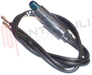 Immagine di LAMPADA SEGNALAZIONE Ø7MM. 12V BLU C/FILI AD AMPOLLA GEWISS