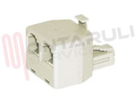 Visualizza i dettagli per ADATTATORE TELEFONICO 1PLUG -2PRESE PLUG 4C 1/M2F Immagine di ADATTATORE TELEFONICO 1PLUG -2PRESE PLUG 4C 1/M2F