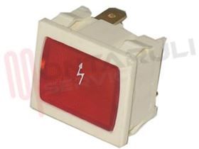 Visualizza i dettagli per SPIA ROSSA IN CAVA 22X13MM. Immagine di SPIA ROSSA IN CAVA 22X13MM.