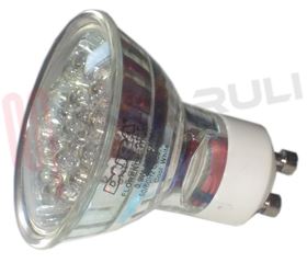 Visualizza i dettagli per LAMPADA DICROICA 20 LED 0,9W 220-240V GU10 BIANCO FREDDO Immagine di LAMPADA DICROICA 20 LED 0,9W 220-240V GU10 BIANCO FREDDO