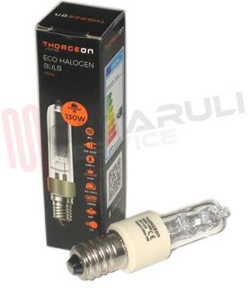 Immagine di LAMPADA ALOGENA TUBOLARE E14 130W CHIARA 2800K
