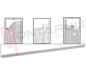 Visualizza i dettagli per BARRA METALLICA BIANCA PER PANNELLO PORTA FRIGO L=1230MM. Immagine di BARRA METALLICA BIANCA PER PANNELLO PORTA FRIGO L=1230MM.