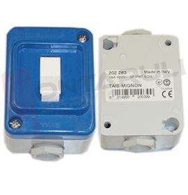 Visualizza i dettagli per INTERRUTTORE TRIPOLARE TIFASE PER BETONIERA IP67 Immagine di INTERRUTTORE TRIPOLARE TIFASE PER BETONIERA IP67