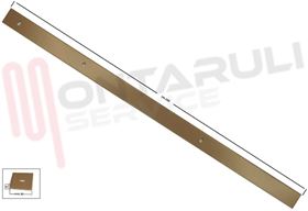 Visualizza i dettagli per BARRA METALLICA MARRONE PER PANNELLO PORTA FRIGO L=1060MM. Immagine di BARRA METALLICA MARRONE PER PANNELLO PORTA FRIGO L=1060MM.