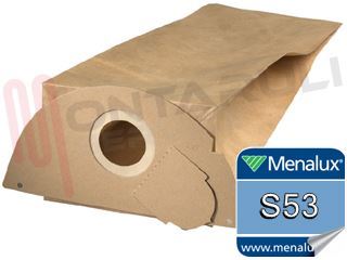 Immagine di SACCHETTI CARTA DURAFLOW HOOVER S53 CF.5 PZ.