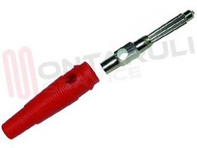 Visualizza i dettagli per SPINA BANANA MASCHIO ROSSO AVVITABILE Immagine di SPINA BANANA MASCHIO ROSSO AVVITABILE