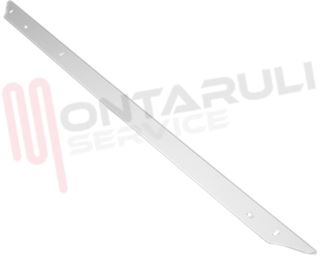 Immagine di CORNICE LATERALE PORTA FRIGO BIANCO L=580MM.