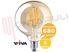 Immagine di LAMPADA GLOBO FUME' LED E27 6W 230V 3000°K RESA/53 ANTIQUE