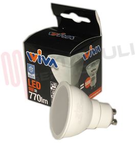 Visualizza i dettagli per LAMPADA SPOT LED GU10 9W 230V LUCE FREDDA 6000K (RESA/58W) Immagine di LAMPADA SPOT LED GU10 9W 230V LUCE FREDDA 6000K (RESA/58W)