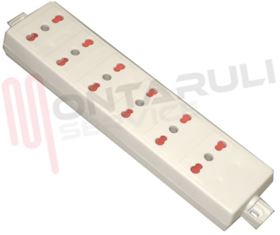 Visualizza i dettagli per PRESA MULTIPLA 6PR. BIVALENTI S/CAVO BIANCA 10/16A Immagine di PRESA MULTIPLA 6PR. BIVALENTI S/CAVO BIANCA 10/16A