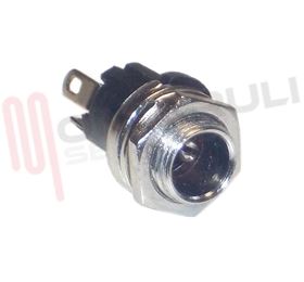 Visualizza i dettagli per PRESA DI ALIMENTAZIONE FEMMINA DA PANNELLO 2,1MM. Immagine di PRESA DI ALIMENTAZIONE FEMMINA DA PANNELLO 2,1MM.