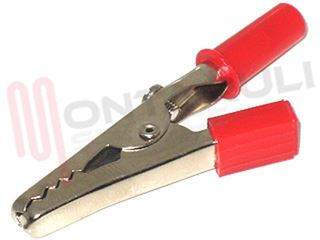 Immagine di PINZA COCCODRILLO X CARICABATTERIA 6A ROSSA