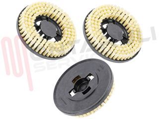 Immagine di SPAZZOLA SETOLA LUCIDATRICE CON GANCI KIT PZ.3