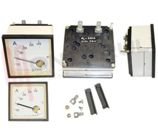 Immagine di AMPEROMETRO ANALOGICO 72X72 SCALA 0-400A ESAM