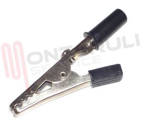 Visualizza i dettagli per PINZA COCCODRILLO X CARICABATTERIA 6A NERA Immagine di PINZA COCCODRILLO X CARICABATTERIA 6A NERA