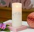 Immagine di CANDELA LED A BATTERIA LUCE A FIAMMA BIANCA H.18CM.
