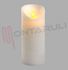 Immagine di CANDELA LED A BATTERIA LUCE A FIAMMA BIANCA H.18CM.