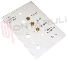 Visualizza i dettagli per SERIE 3 UGELLI PER METANO FORNELLI 4,1/2MB Immagine di SERIE 3 UGELLI PER METANO FORNELLI 4,1/2MB