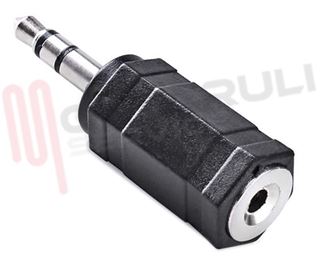 Immagine di ADATTATORE AUDIO 1 JACK MAS 3,5MM / 1 JACK FEMM 2,5MM STEREO