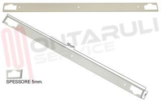 Immagine di BARRA METALLICA SILVER PER PANNELLO PORTA FRIGO L=550MM