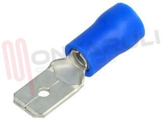 Immagine di FASTON MASCHIO BLU 2.5MMQ 6.3X0.8