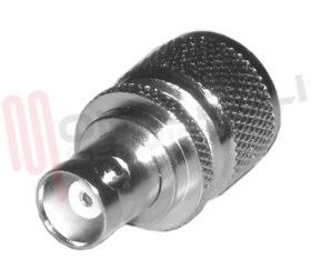 Visualizza i dettagli per ADATTATORE UHF PL259 MASCHIO/ BNC FEMMINA Immagine di ADATTATORE UHF PL259 MASCHIO/ BNC FEMMINA
