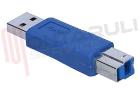 Visualizza i dettagli per ADATTATORE USB 3.0 TIPO A MASCHIO / TIPO B MASCHIO Immagine di ADATTATORE USB 3.0 TIPO A MASCHIO / TIPO B MASCHIO