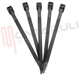 Visualizza i dettagli per FASCETTA NYLON 176X9MM. NERA CF.100PZ. Immagine di FASCETTA NYLON 176X9MM. NERA CF.100PZ.