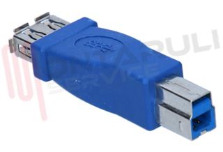 Immagine di ADATTATORE USB 3.0 TIPO A FEMMINA / TIPO B MASCHIO