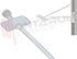 Immagine di FASCETTA NYLON 100X2,5MM. CON TARGHETTA CF.100PZ INCOLORE