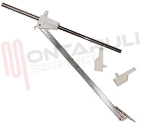 Visualizza i dettagli per ASTA REGOLABILE ANTA L=25CM. Immagine di ASTA REGOLABILE ANTA L=25CM.