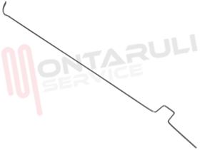 Visualizza i dettagli per MOLLA PORTINA EVAPORATORE LATO SX L=21,5CM. Immagine di MOLLA PORTINA EVAPORATORE LATO SX L=21,5CM.