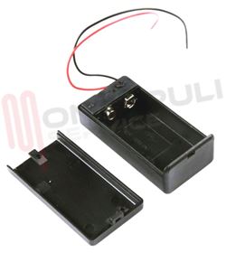Visualizza i dettagli per PORTABATTERIA 9V CON INTERRUTTORE E FILO Immagine di PORTABATTERIA 9V CON INTERRUTTORE E FILO