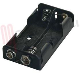 Visualizza i dettagli per PORTABATTERIA 2 AA STILO Immagine di PORTABATTERIA 2 AA STILO