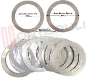 Visualizza i dettagli per RONDELLA METALLICA CROMATA 70X90MM. CF.54PZ. Immagine di RONDELLA METALLICA CROMATA 70X90MM. CF.54PZ.