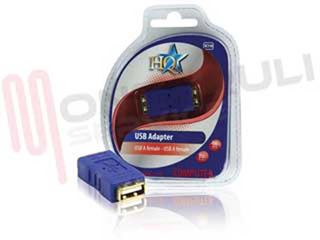 Immagine di ADATTATORE USB FEMMINA A USB FEMMINA GOLD