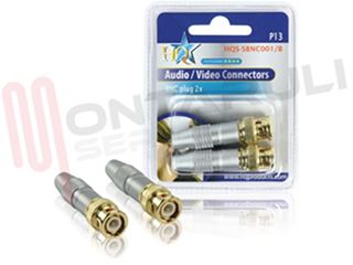Immagine di CONNETTORI BNC GOLDPLAT CF.2PEZZ.