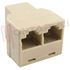 Immagine di ADATTATORE MODULARE TRIPLO PER 3 SPINE RJ45 8/8