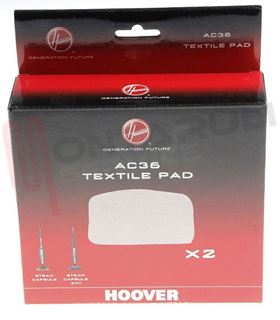 Immagine di PANNO SPAZZOLA SCOPA A VAPORE CF. 2PZ. TEXTILE PAD AC36