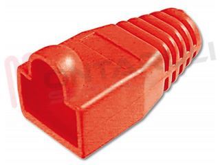Immagine di COPRICONNETTORE RG45 PLUG 8/8 ROSSO