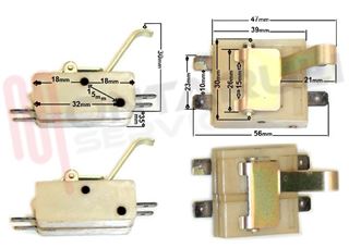 Immagine di MICROINTERRUTTORE NA BIPOLARE CON LEVA 16A