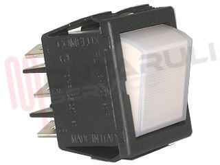 Immagine di DEVIATORE BIPOLARE LUMINOSO 16A 250V BIANCO