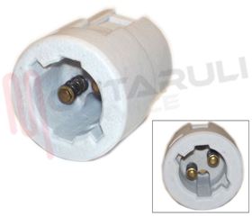 Visualizza i dettagli per PORTALAMPADA B22 IN PORCELLANA Immagine di PORTALAMPADA B22 IN PORCELLANA