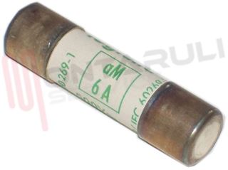 Immagine di FUSIBILE CILINDRICO AM 10,3X38MM 6A SENZA PERCUSSORE
