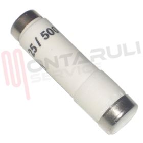 Visualizza i dettagli per FUSIBILE RITARDATO GG NDZT 25A E16 13X50 500V Immagine di FUSIBILE RITARDATO GG NDZT 25A E16 13X50 500V