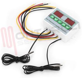 Visualizza i dettagli per TERMOSTATO DIGITALE AC 110/220V CON 2 SONDE Immagine di TERMOSTATO DIGITALE AC 110/220V CON 2 SONDE