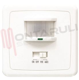 Visualizza i dettagli per RILEVATORE SENSORE DI MOVIMENTO DA INCASSO LUMIN/SONORO Immagine di RILEVATORE SENSORE DI MOVIMENTO DA INCASSO LUMIN/SONORO