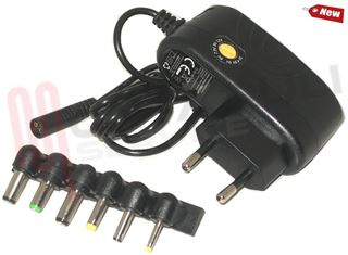 Immagine di ALIMENTATORE SWITCHIHG 600MA 6 SPINOTTI UNIVERSALE SLIM