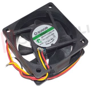 Immagine di VENTOLA ASSIALE 12V DC 60X60X25MM.